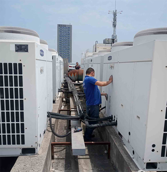 沙洋中央空调制热和不制冷系统维修方法